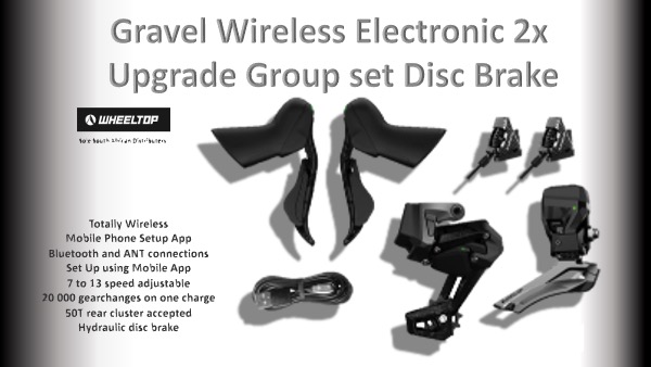 WHEELTOP EDS Electronic Gravel Disc Brake 2x12 A7100 (Upgrade set)