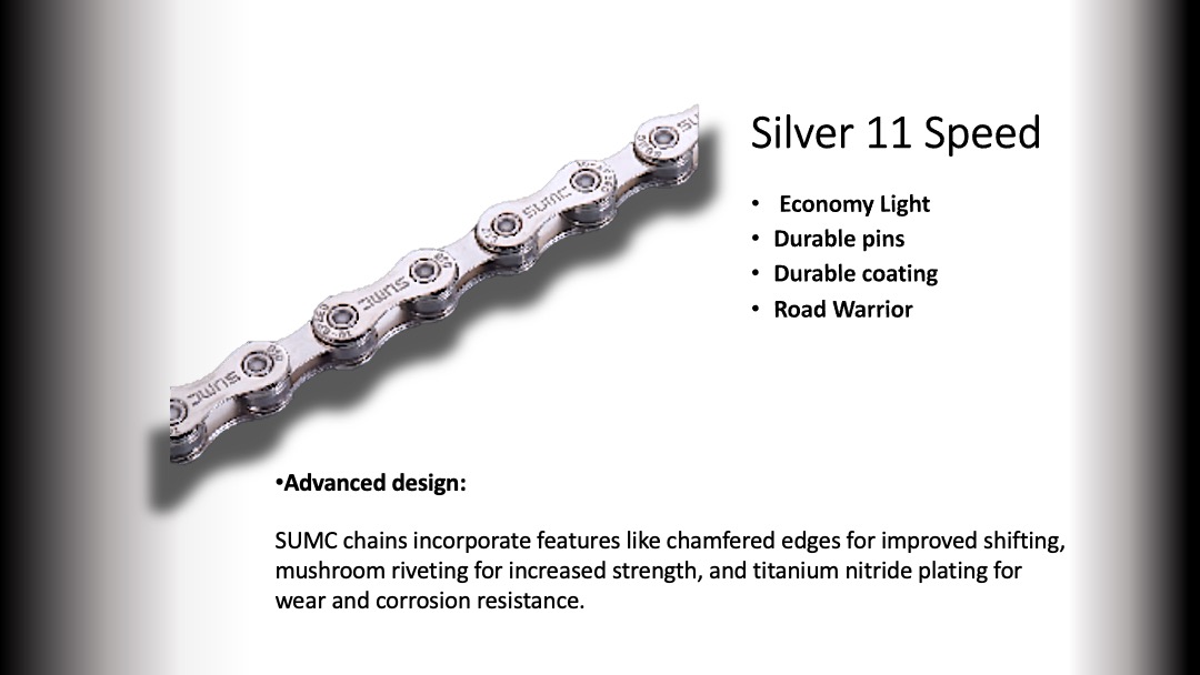 11s CHAIN SUMC 116 LINKS (SX11) NP/Silver