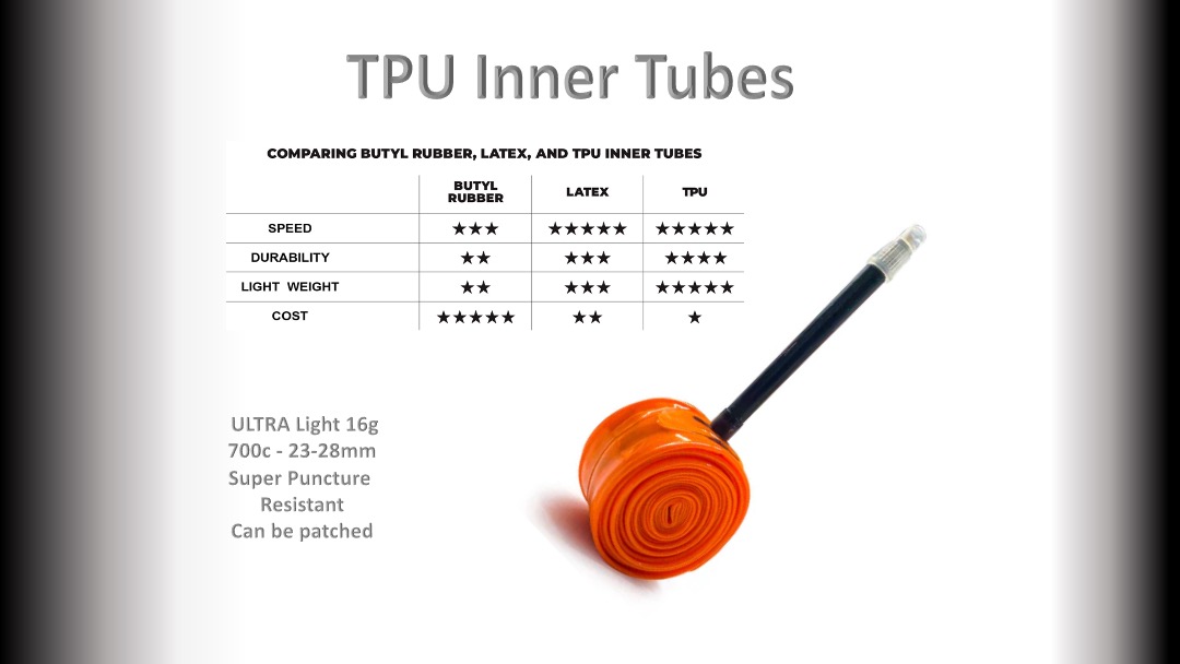 TUBE TPU 700c X 23/28C AV60MM (38g)