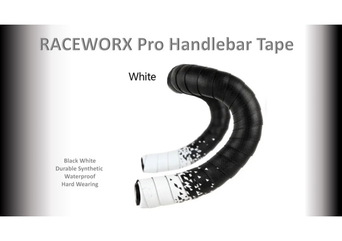 TAPE HANDLE BAR Road Bike Tape - White Tapered