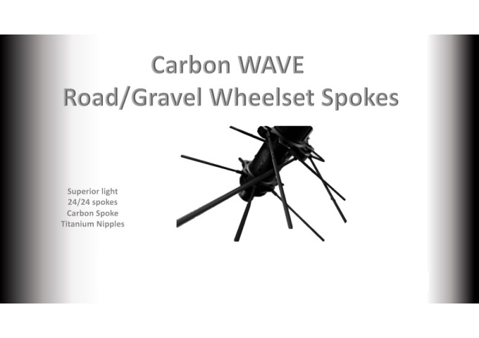 Spoke Carbon Rims 50mm (Carbon/Titanium)