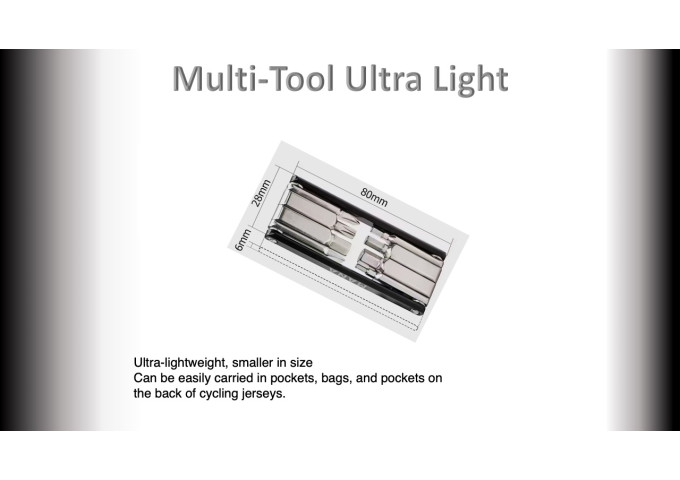 MULTITOOL Aluminium Light Weight