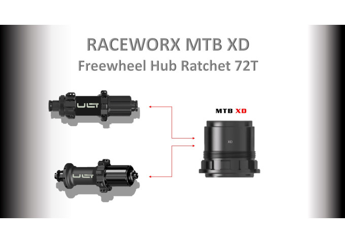 HUB XD Freewheel 72T Ratchet