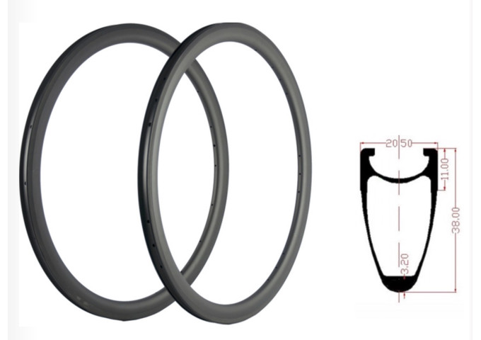 RIM Aluminium 700c 38mm Disc Brake