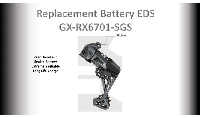 Battery Replacement GX-RX6701-SGS RD