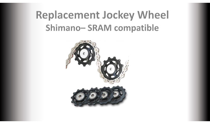 Jockey Wheels - 11T (Shimano-SRAM) Compatible